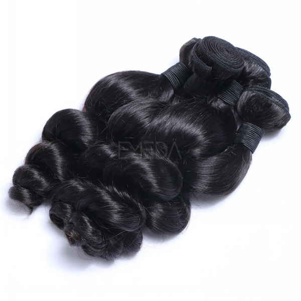 Virgin remy weft human hair extensions CX060